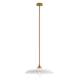 Hadley 1-Light Pendant in Warm Brass