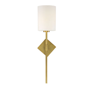 Destin 1-Light Wall Sconce in Warm Brass