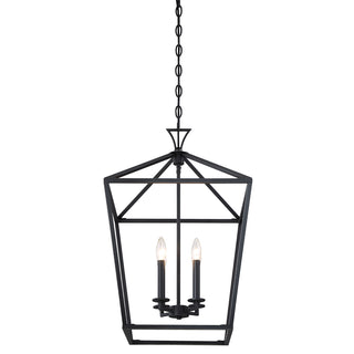 Townsend 4-Light Pendant in Matte Black