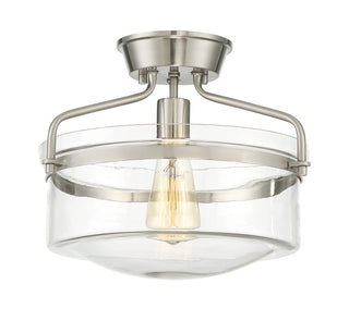 1-Light Ceiling Light in Brushed Nickel