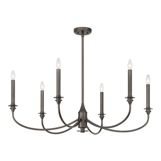 Coventry 6-Light Chandelier in Mediterranean Bronze