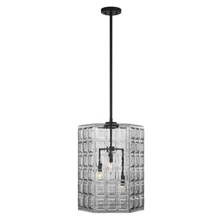 Reddick 3-Light Pendant in Matte Black