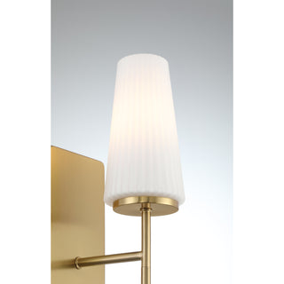 1-Light Wall Sconce in Natural Brass