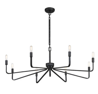 Salem 8-Light Chandelier in Forged Iron