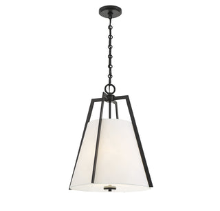 Mansfield 3-Light Pendant in Matte Black