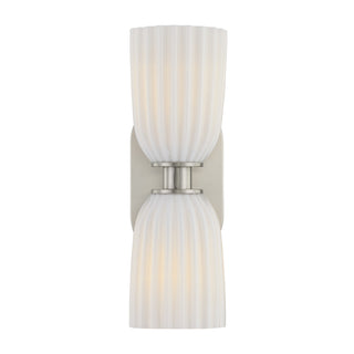 Baldwin 2-Light Wall Wall Sconce in Satin Nickel