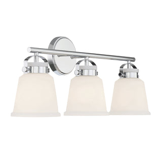 Kaden 3-Light Bathroom Vanity Light in Polished Chrome
