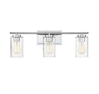 3-Light Bathroom Vanity Light in Chrome