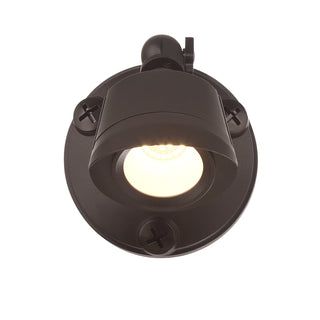 LED Single Flood Light in Bronze