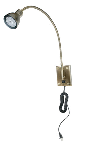 120V 3W Led Gooseneck Reading/Spot Light