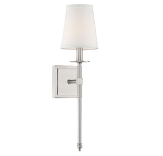 Monroe 1-Light Wall Sconce in Satin Nickel