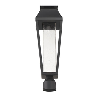 Brookline LED Outdoor Post Lantern in Matte Black