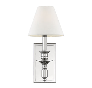 Washburn 1-Light Wall Sconce in Polished Nickel