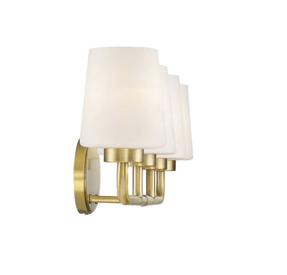 Capra 4-Light Bathroom Vanity Light in Warm Brass