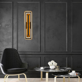 Panels Wall Sconce  Dark Bronze