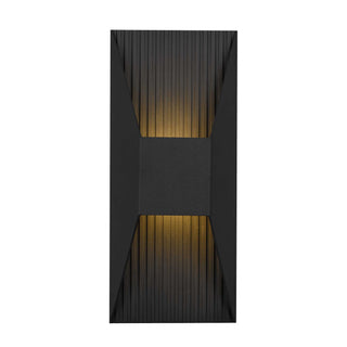 Ribbed Wall Sconce  Sand Black