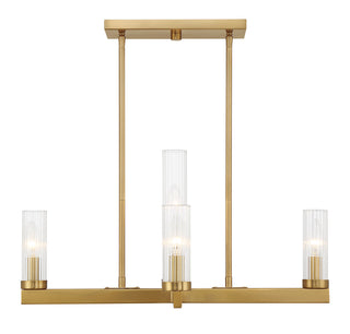 Carina 5-Light Chandelier in Warm Brass