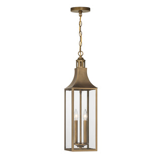 Lancaster 2-Light Outdoor Hanging Lantern in Atlas Bronze