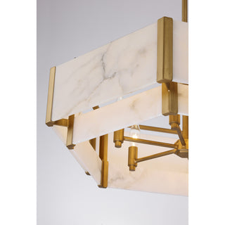 Orleans 6-Light Pendant in Distressed Gold