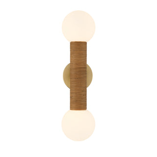 Jarrell 2-Light Wall Sconce in Warm Brass
