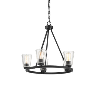 Calhoun 5-Light Chandelier in Matte Black