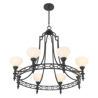 Allston 8-Light Chandelier in Matte Black