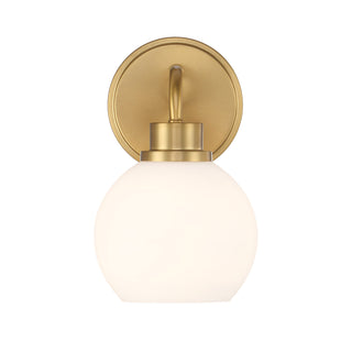 1-Light Wall Sconce in Natural Brass