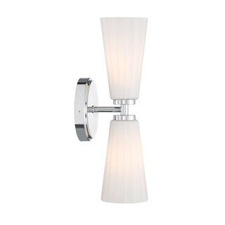 2-Light Wall Sconce in Chrome
