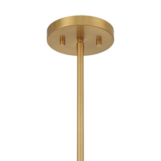 Hearne 4-Light Pendant in Warm Brass by Dann Foley