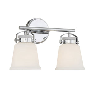 Kaden 2-Light Bathroom Vanity Light in Polished Chrome