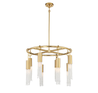Chelsea 8-Light Chandelier in Warm Brass