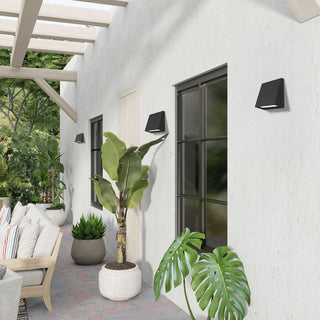 Slant Wall Sconce  Sand Black