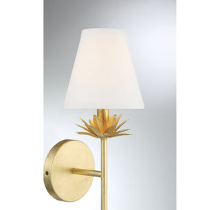 1-Light Wall Sconce in True Gold