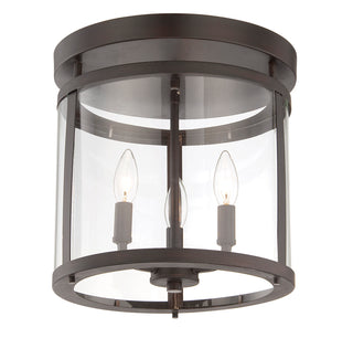 Penrose 3-Light Ceiling Light in English Bronze
