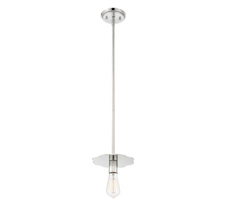 1-Light Mini Pendant in Polished Nickel