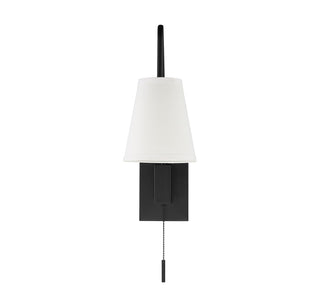 Owen 1-Light Adjustable Wall Sconce in Matte Black