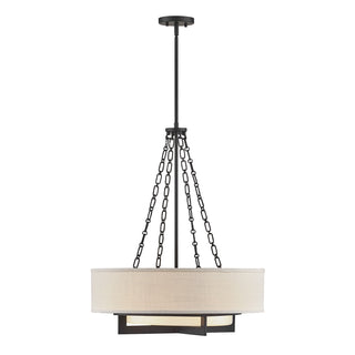 Brentwood 4-Light Pendant in Matte Black