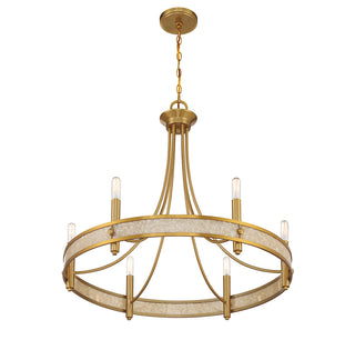 Camden 6-Light Chandelier in Warm Brass