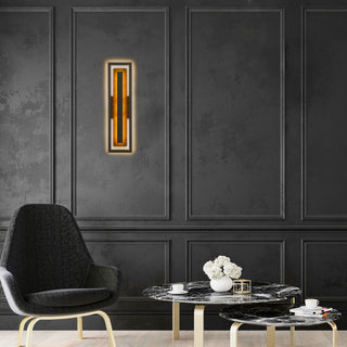 Panels Wall Sconce  Dark Bronze