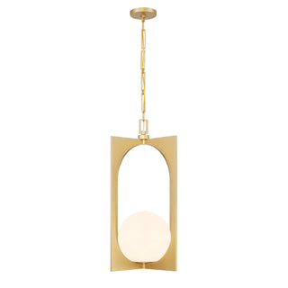 Harding 1-Light Pendant in Spun Gold