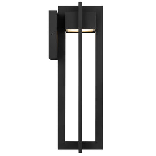 4 Bar 18 Inch Outdoor Wall Sconce in Sand Black Finish