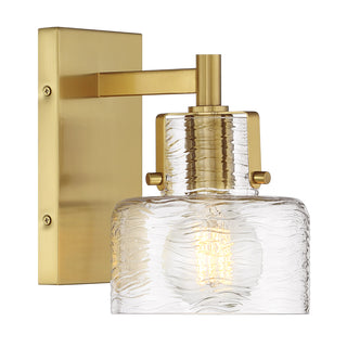 Dover 1-Light Wall Sconce in Warm Brass