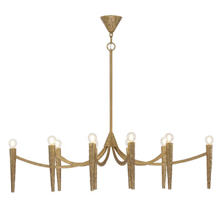 Belleza 10-Light Linear Chandelier in Spumante by Breegan Jane