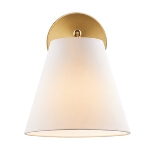 1-Light Wall Sconce in Natural Brass (Set of 2)