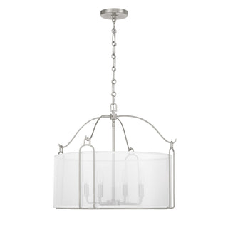 Ashlay 4-Light Pendant in Satin Nickel