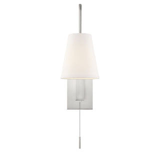 Owen 1-Light Adjustable Wall Sconce in Satin Nickel