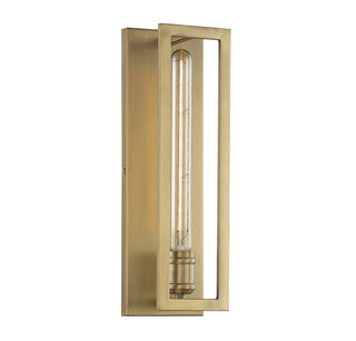 Clifton 1-Light Wall Sconce in Warm Brass