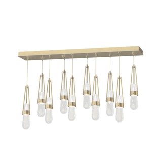 Link 10-Light Blown Glass Pendant