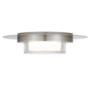 Plate Flush Mount  Brushed Stainless Steel