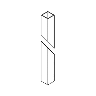 7' Square Outdoor Post